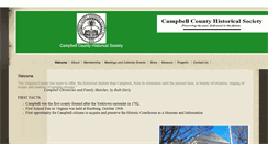 Desktop Screenshot of campbellcountyvahistoricalsociety.org